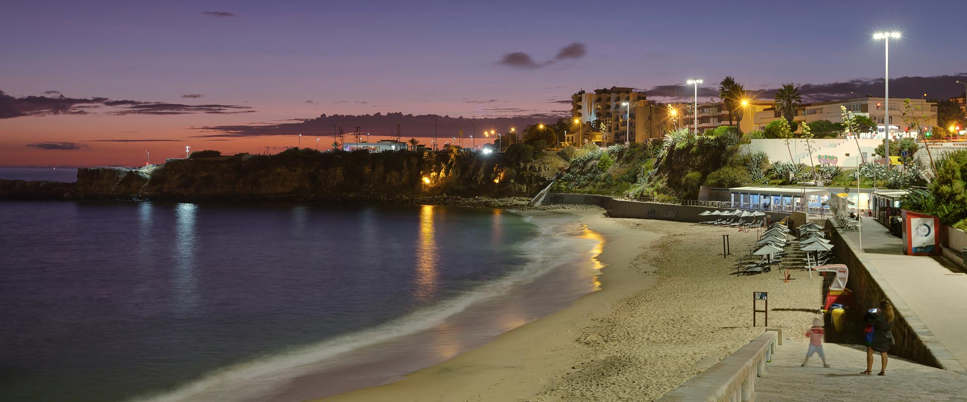 iluminacao pública paredão de cascais