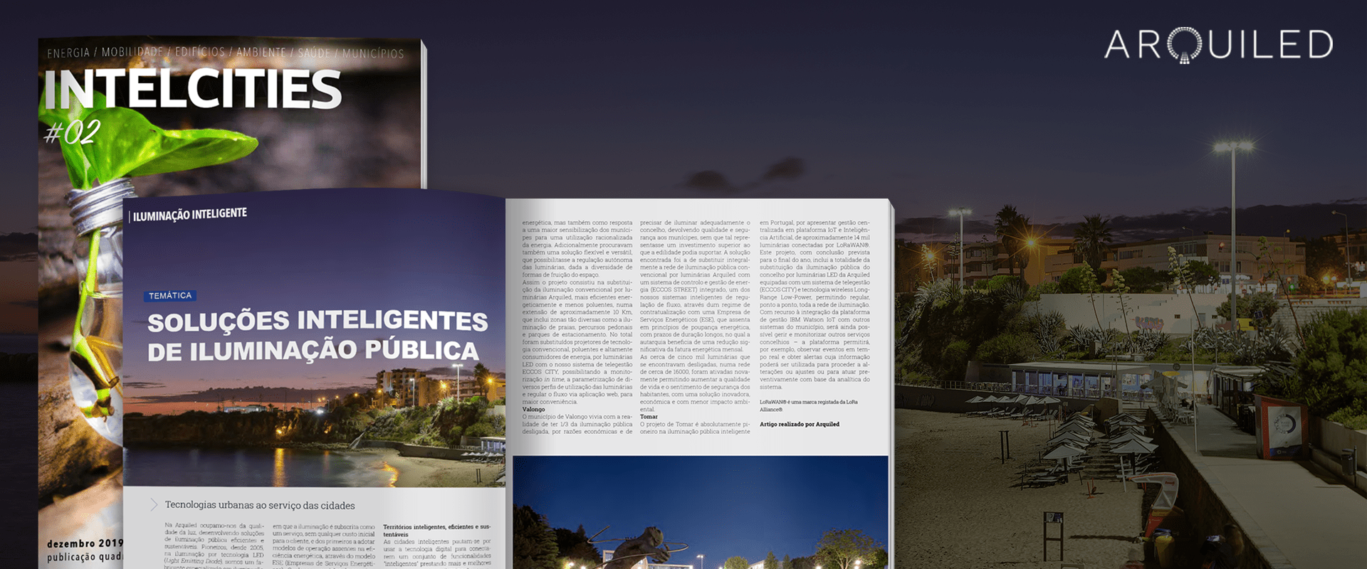 Revista Intelcities | Soluções inteligentes de Iluminação Pública Revista Intelcities | Soluções inteligentes de Iluminação Pública