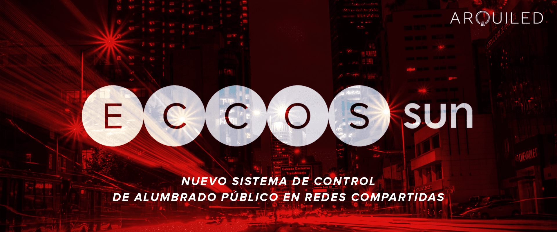 ECCOS SUN - sistema de control de alumbrado público en redes compartidas